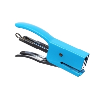 Степлер плаер №24/6 до 20 листов, скобы 24/6, для сшивания на весу, стальной, МИКС