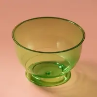 Креманка пластиковая одноразовая для фуршета &laquo;Кристалл&raquo;, 200 мл, зелёная