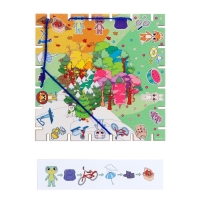 Геоборд с заданиями &laquo;Изучаем времена года&raquo; с предсказанием