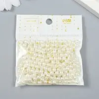 Набор бусин для рукоделия и плетения &laquo;Арт Узор. Жемчужные шарики&raquo;, пластик, 20 г, d=0.5 см