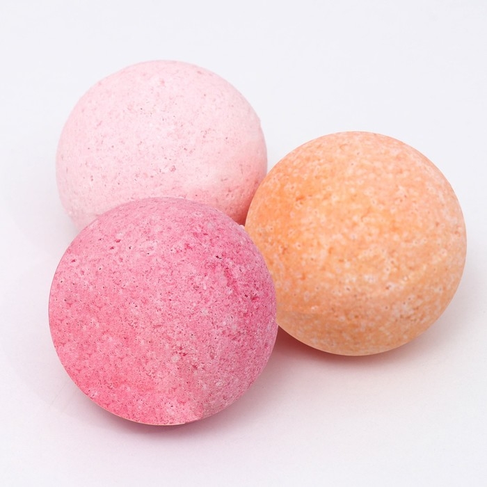 Набор бомбочки для ванны ЧИСТОЕ СЧАСТЬЕ &laquo;Прекрасной весны&raquo;, 3х40 г