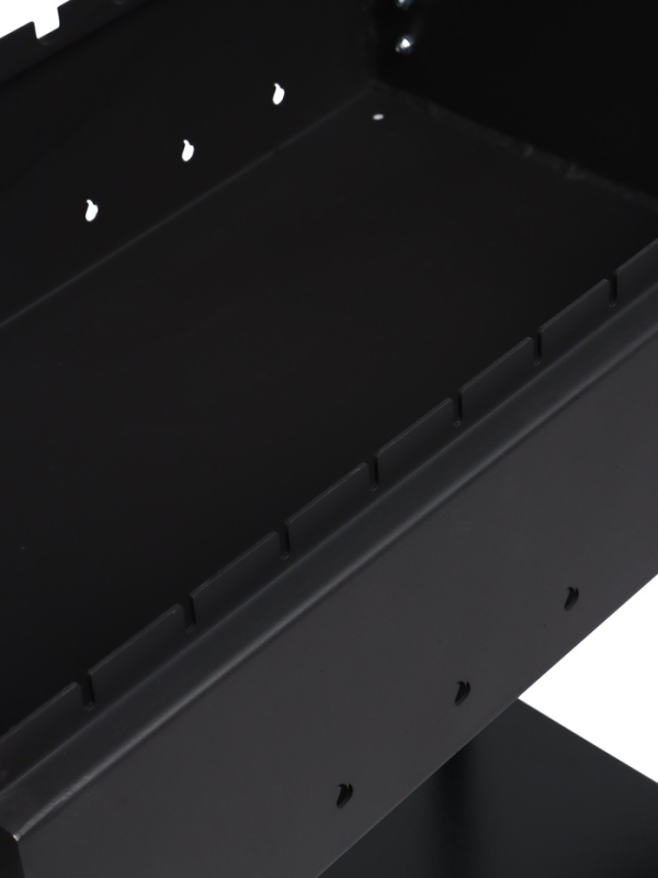 Мангал GrilMe, 35 х 115 х 83 см, сталь 2 мм, 2 полки, колёса