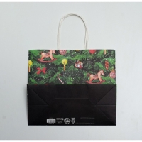 Пакет подарочный новогодний крафтовый «Новогодняя ёлочка», 22 х 25 х 12 см, Новый год Пакет подарочный новогодний крафтовый «Новогодняя ёлочка», 22 х 25 х 12 см, Новый год