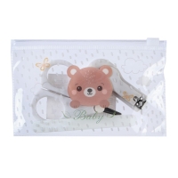 Маникюрный набор детский для самых маленьких &laquo;Мишка&raquo; (ножницы+щипчики+пилка)