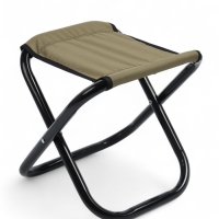 Табурет складной малый 22 мм, 35 х 26 х 26 см, зелёный