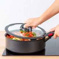 Стеклянная крышка Ingenio, 20 см, со складными ручками