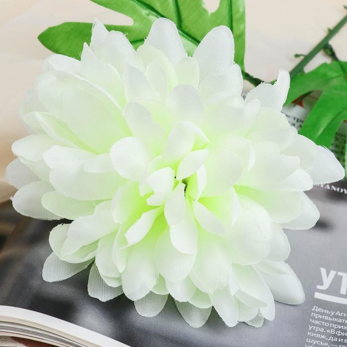 Цветы искусственные Цветы искусственные "Пион садовый" d-14 см 46 см, белый