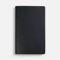 Ежедневник Trait, недатированный, черный с желтым