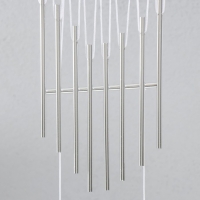 Музыка ветра дерево, металл "Месяц со звездой" 9 трубочек 54х13 см