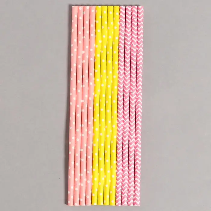 Трубочки бумажные 12 шт &laquo;Девичник&raquo;