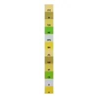 Папка для бумаги А4 на резинке пластиковая Calligrata, 12 отделений, черная