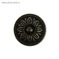 Ручка-кнопка ТУНДРА VINTAGE 004, цвет бронза