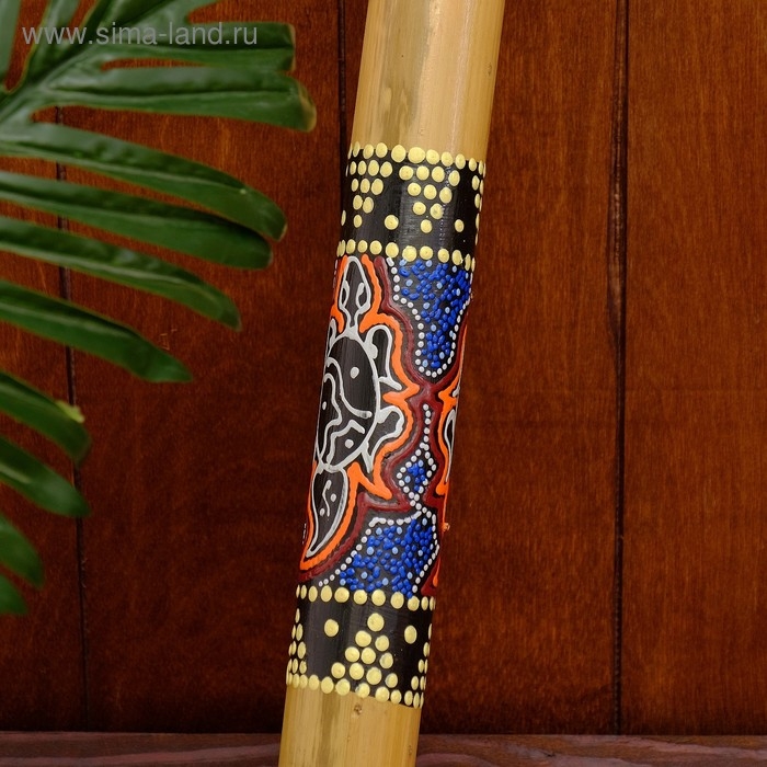 Сувенирный музыкальный инструмент "Посох дождя" 40 см МИКС