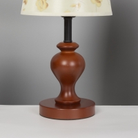 Лампа настольная BayerLux ЭКО "Сол" 1х40Вт Е27 коричневый 20х20х45см