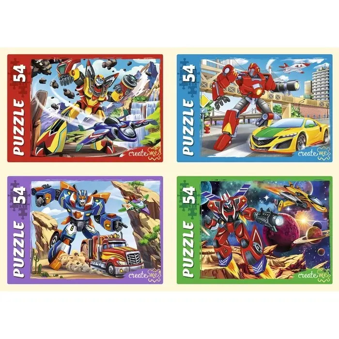 Пазлы &laquo;Мир трансформеров №19&raquo;, 54 элемента