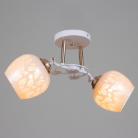 Люстра "Фания" 2хЕ27 40Вт бело-золотой 46х25х26 см BayerLux Люстра "Фания" 2хЕ27 40Вт бело-золотой 46х25х26 см BayerLux