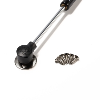 Газлифт 60N CAPPIO, доводчик, бесшумное открывание/закрывание, черный, 2 шт. Газлифт 60N CAPPIO, доводчик, бесшумное открывание/закрывание, черный, 2 шт.