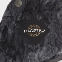 Подставка под ложку из мрамора "Marble", цвет черный