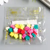 Набор бусин для рукоделия и плетения &laquo;Арт Узор. Яркие звёздочки&raquo;, 25 шт., 0.5&times;0.9&times;0.9 см