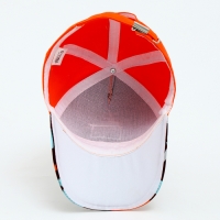 Кепка детская для мальчика &laquo;Динозавры&raquo;,цвет оранжевый, р-р 52-54, 5-7 лет