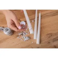 Ароматическая свеча парафиновая хозяйственная &laquo;Жасмин&raquo;, 17&times;2 см, 40 г