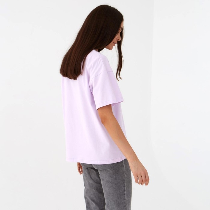 Футболка женская MIST basic, L-XL, лиловый Футболка женская MIST basic, L-XL, лиловый