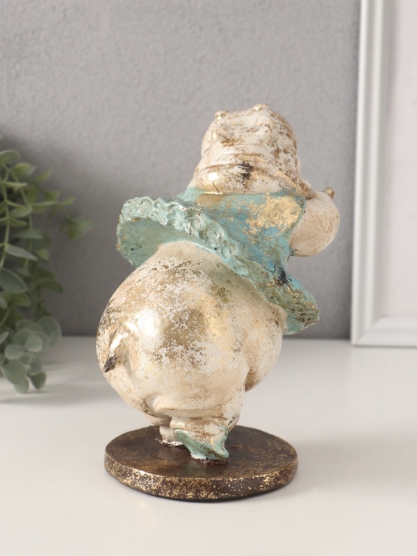 Сувенир полистоун Сувенир полистоун "Бегемотик в пачке" 11х14,5х18 см