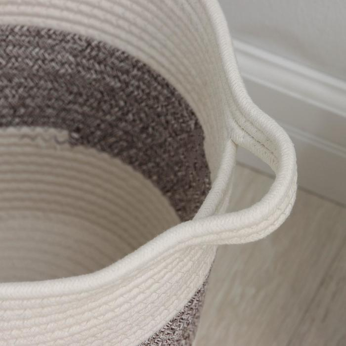 Корзина для белья Доляна &laquo;Милано&raquo;, плетёная, ручная работа, 30&times;34 см