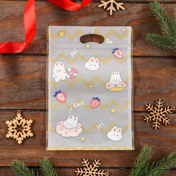 Пакет Zip-lock, "Корейский стиль", 15,5*22+3,5см МИКС