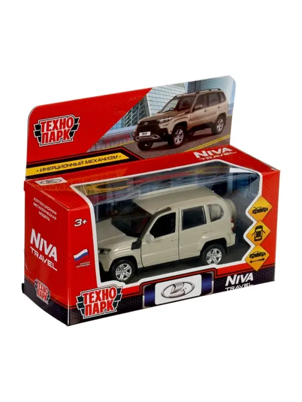 Машина металлическая &laquo;Lada Niva Travel&raquo;,12 см, бежевая NIVATRAVEL-12-BG