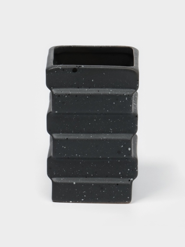 Набор для ванной "Геометрия" 2 предмета (дозатор для мыла, стакан)