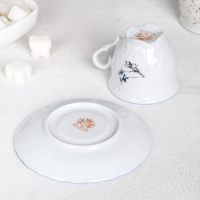 Кофейная пара &laquo;Рококо. Гуси&raquo;: чашка 100 мл, блюдце d=12,5 см