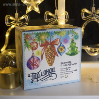 Гирлянда &laquo;Бахрома&raquo; 2.4 &times; 0.9 м с насадками &laquo;Колокольчики&raquo;, IP20, прозрачная нить, 138 LED, свечение тёплое белое, 8 режимов, 220 В