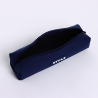 Косметичка-пенал на молнии, цвет синий Косметичка-пенал на молнии, цвет синий