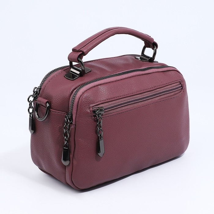 Сумка женская на молнии, цвет розовый Сумка женская на молнии, цвет розовый