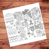 Новогодняя раскраска антистресс. Альбом &laquo;Зимняя сказка&raquo;, 20 стр