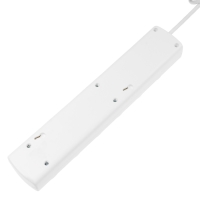 Сетевой фильтр Luazon Lighting, 5 розеток, 1.5 м, 3500 Вт, 3х1 мм2, 16 A, 220 В, c предохранителем, белый