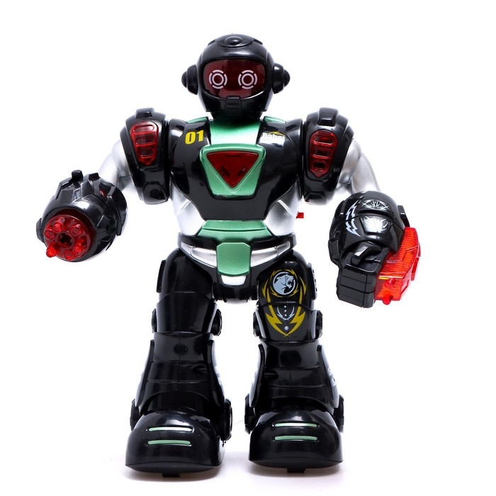 Робот &laquo;Супербот&raquo;, световые и звуковые эффекты, работает от батареек, цвет зелёный