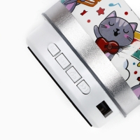 Портативная колонка &laquo;Котики&raquo;, модель PS-02, 4,9 х 7 см