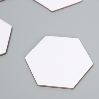 Набор холстов на магните &laquo;Шестиугольник&raquo;, 7,5 см, 4 шт