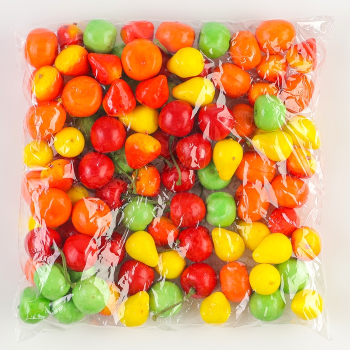 Декоративный набор &laquo;Фрукты&raquo; размер: 2,5 &times; 2 см, 100 шт.