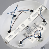 Люстра "Либерти" 6х60Вт Е27 Белый 64х64х27см Люстра "Либерти" 6х60Вт Е27 Белый 64х64х27см