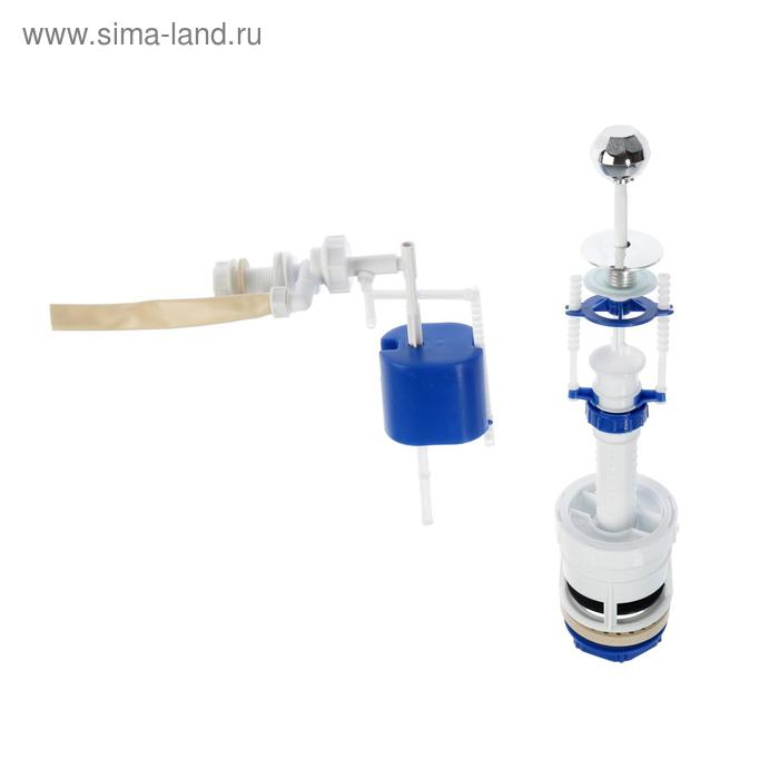 Арматура для смывных бачков Арматура для смывных бачков "РБМ" АС-5.1М, с боковым донным клапаном, хром