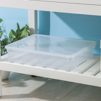 Ящик для хранения с крышкой &laquo;Кристалл&raquo;, 9 л, 40&times;33,5&times;8,5 см, цвет прозрачный