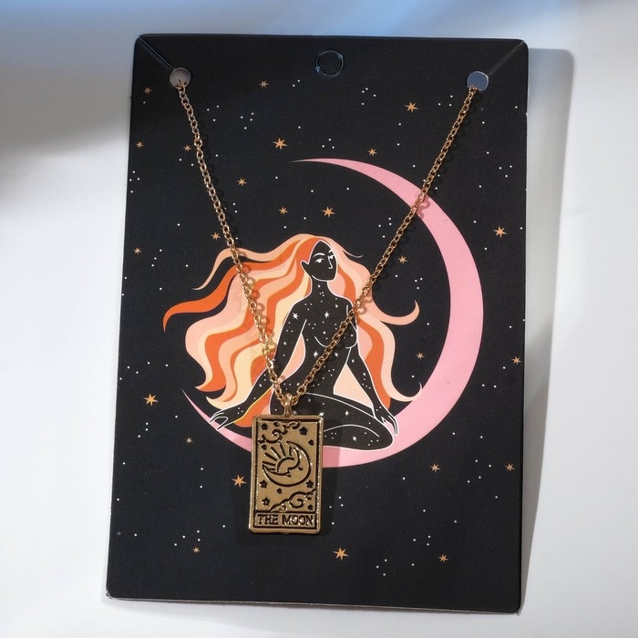 Кулон &laquo;Таро&raquo; луна, цвет золото, 50 см