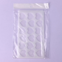 Форма для шоколада &laquo;Флирт&raquo;, силикон, 18 ячеек, 21&times;11&times;0,3 см, цвет прозрачный