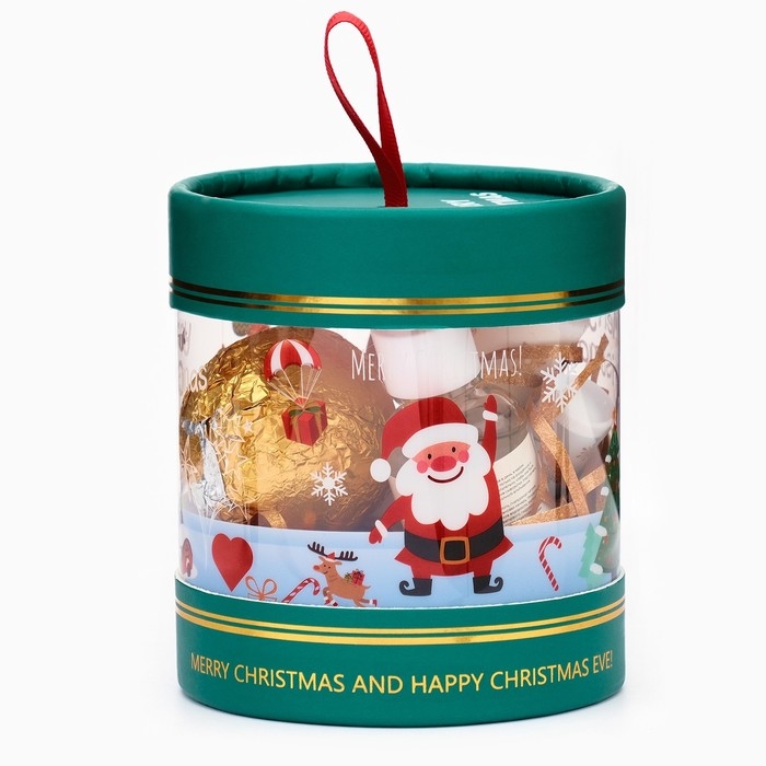 Новогодний подарочный набор косметики &laquo;Новогодний анти-возраст&raquo; для душа и ванны, золотая серия. Новый год