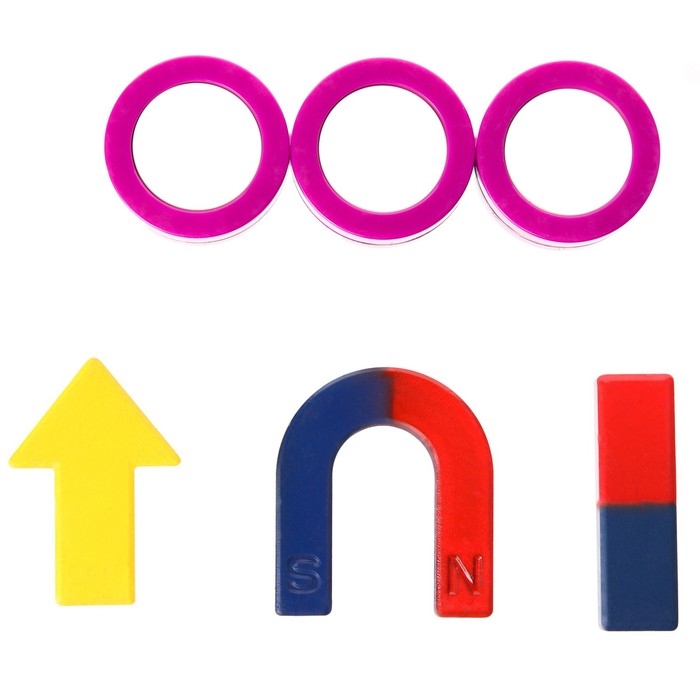 Набор для опытов Фиксики &laquo;Магнитные опыты&raquo;, с кольцами