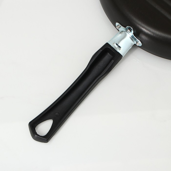 Сковорода-гриль &laquo;Хит&raquo;, d=26 см, h= 8 см, антипригарное покрытие, цвет чёрный