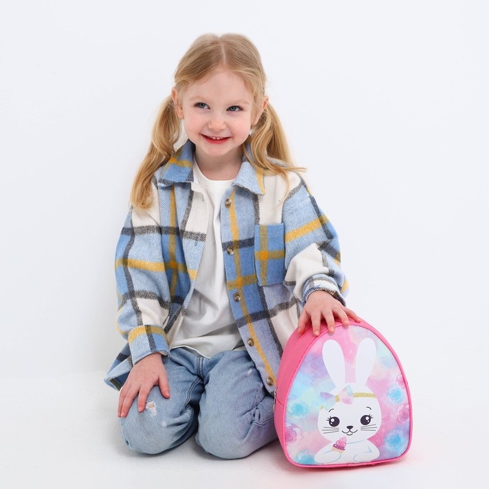 Рюкзак детский для девочки &laquo;Зайчик с кексиком&raquo;, р-р. 23х20,5 см
